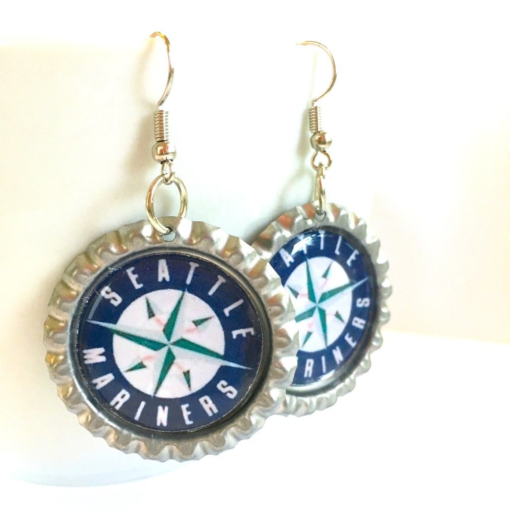 Seattle MARINERS Baseball Handmade Earrings *NEW*